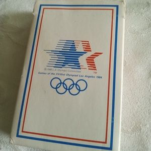 Vintage 1984 Olympics Playing Cards Los Angeles CA w Box